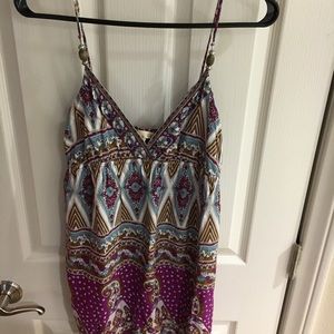 Forever 21 paisley print mini dress size M
